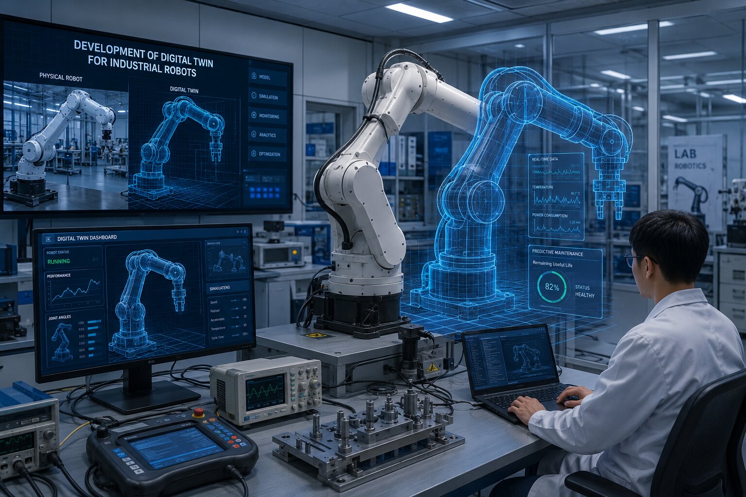 Development of Digital Twin for Industrial Robots